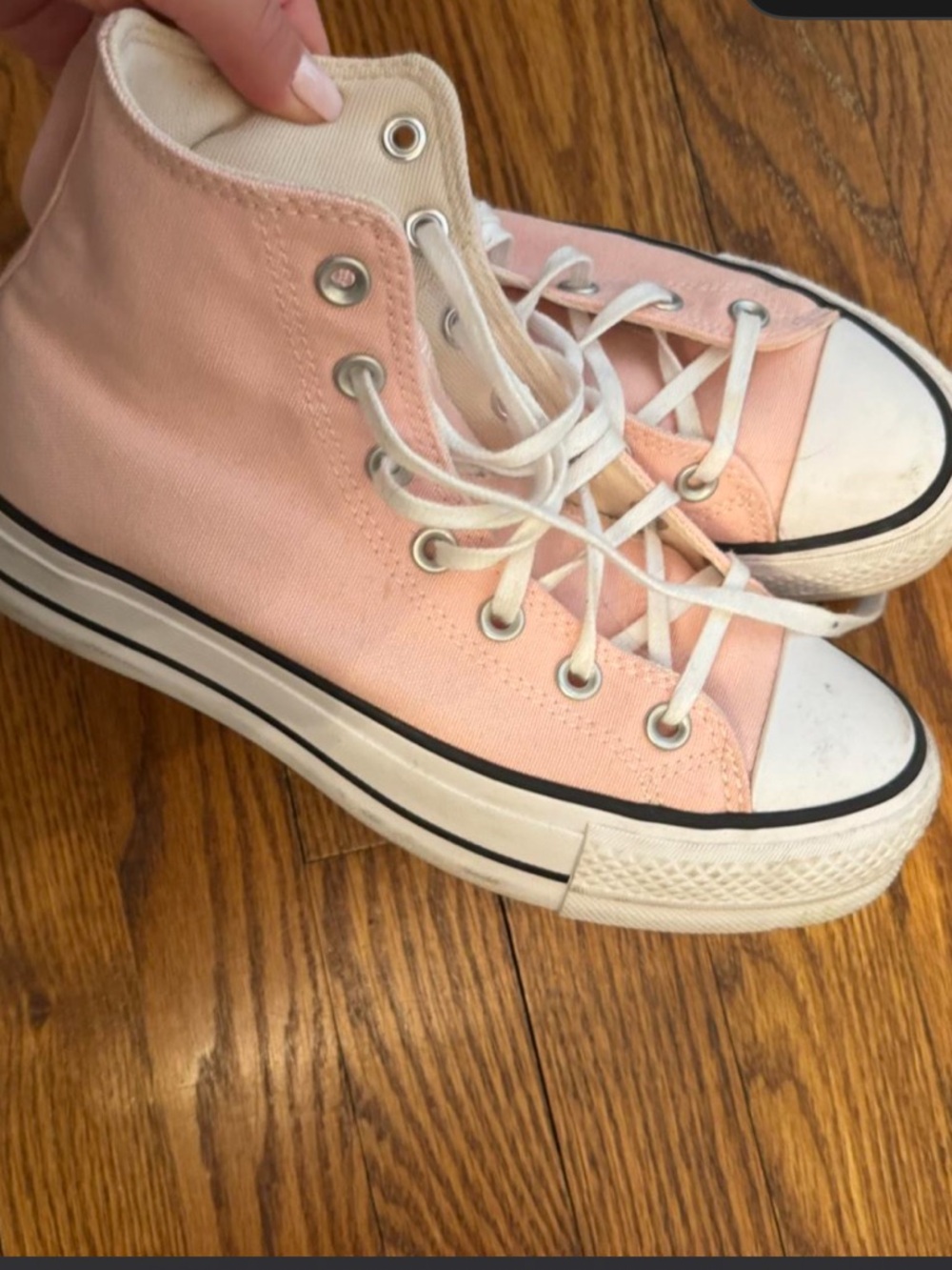pink platform converse - Picture 2 of 4